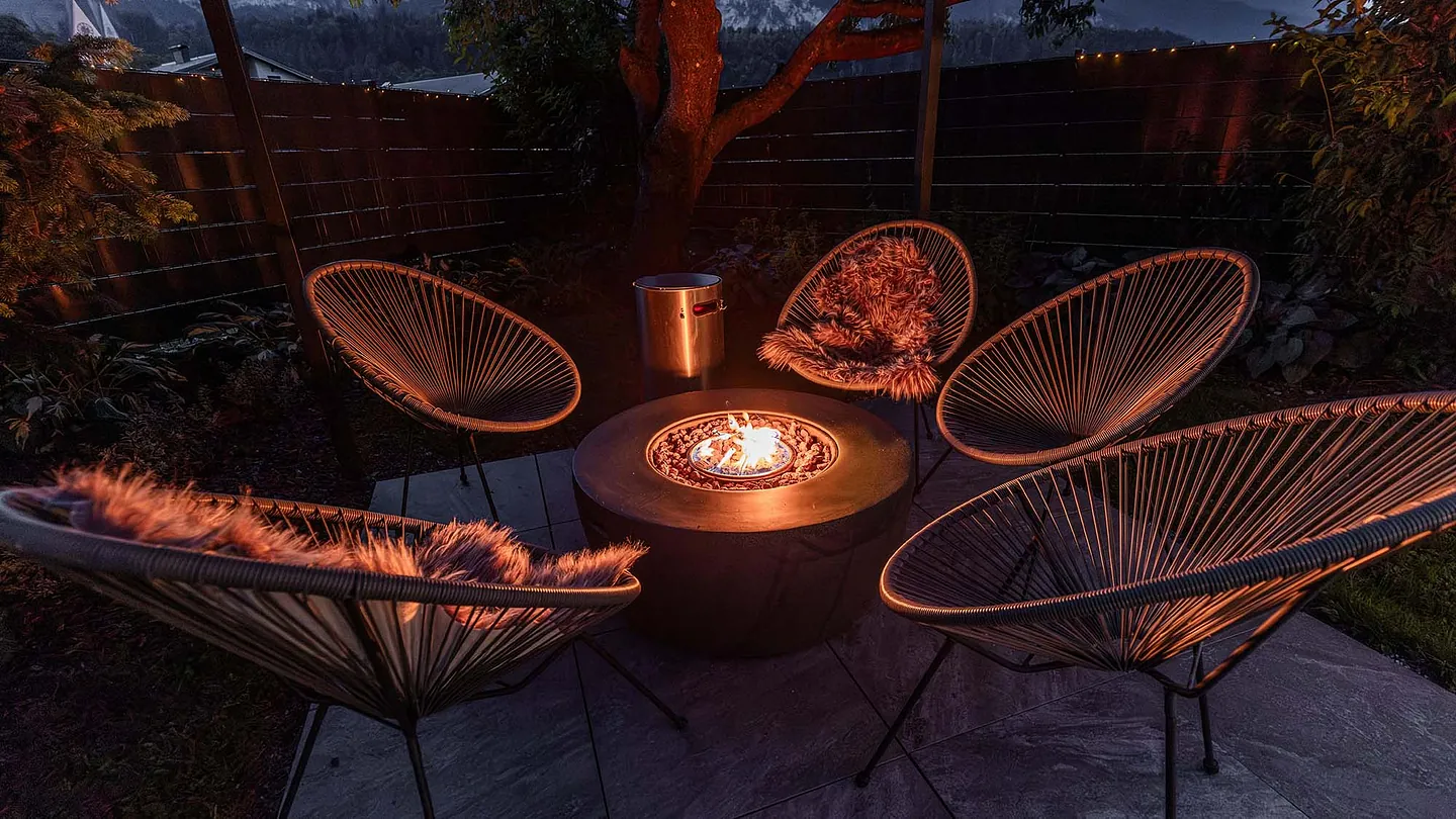 Feuerstelle im Garten